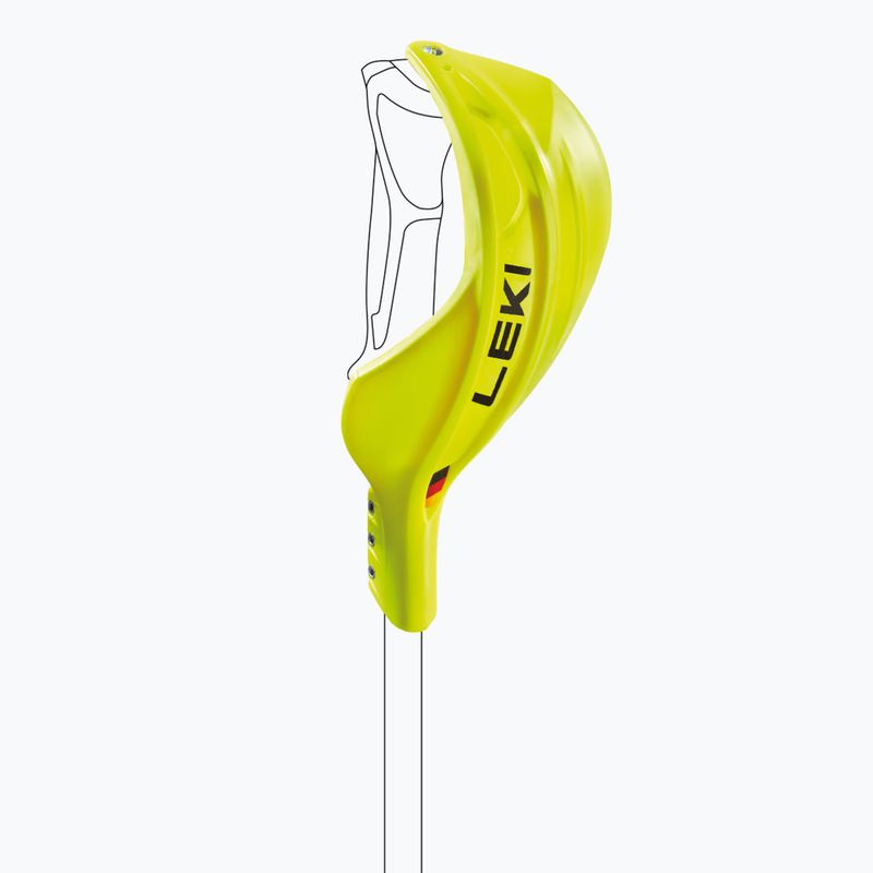 Ochraniacz na kije LEKI Gate Guard Closed Worldcup neon yellow 2
