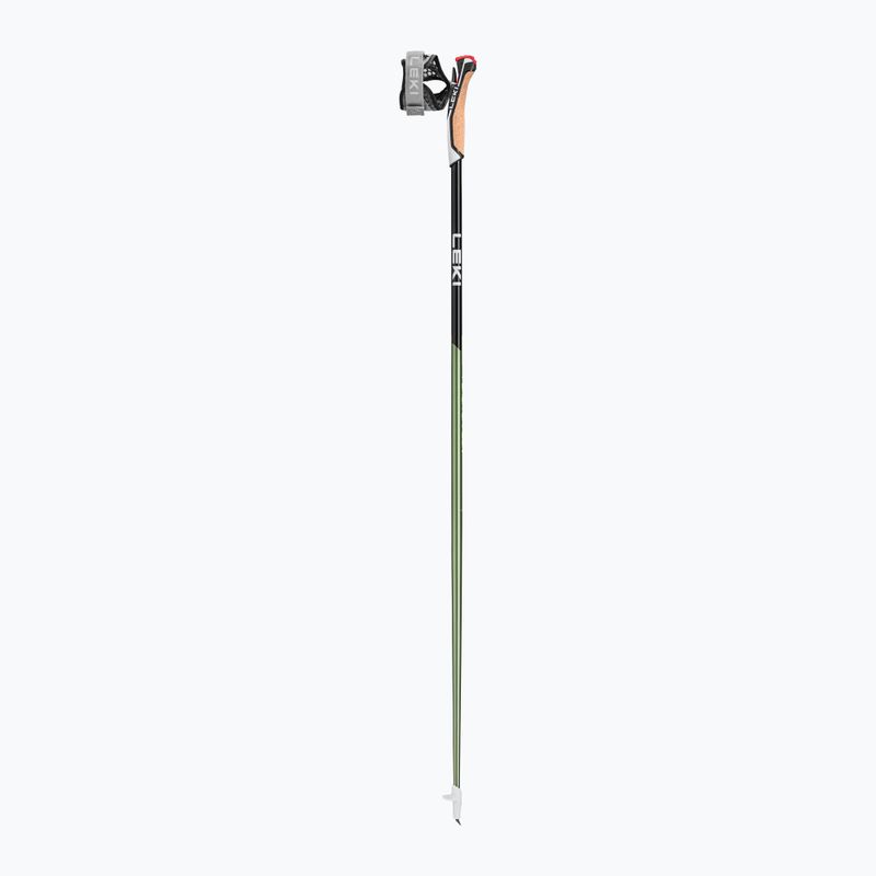 Kije nordic walking LEKI Flash Carbon czarno-zielone 65325602105