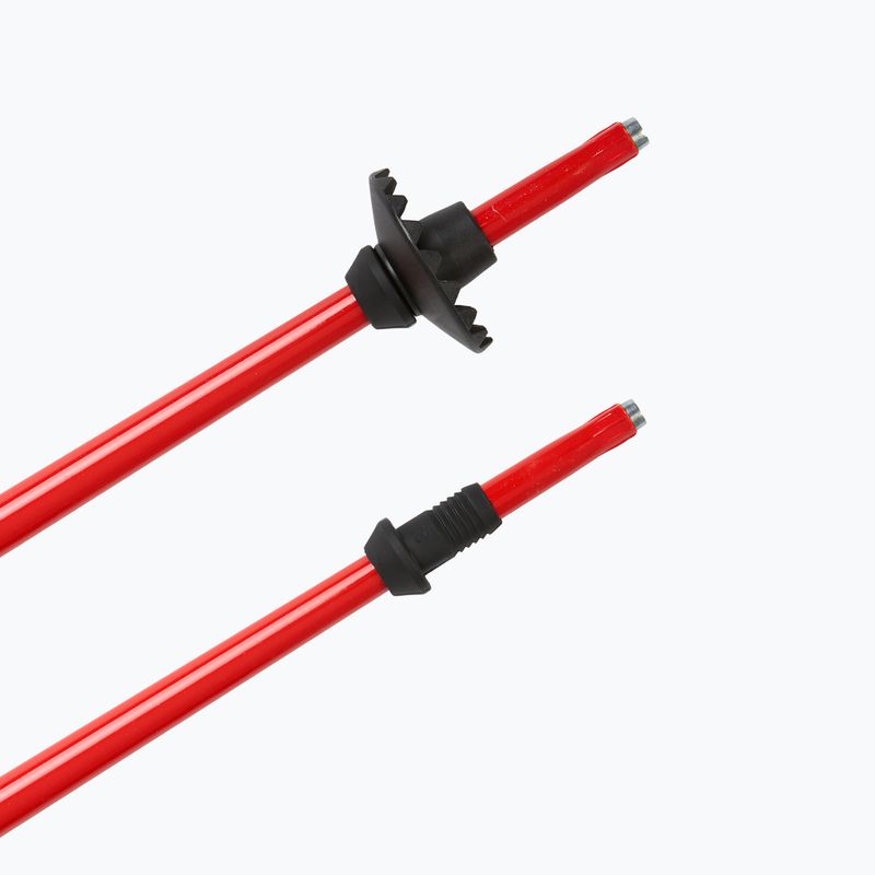Kije narciarskie dziecięce LEKI Racing bright red/ black/ neon yellow 5