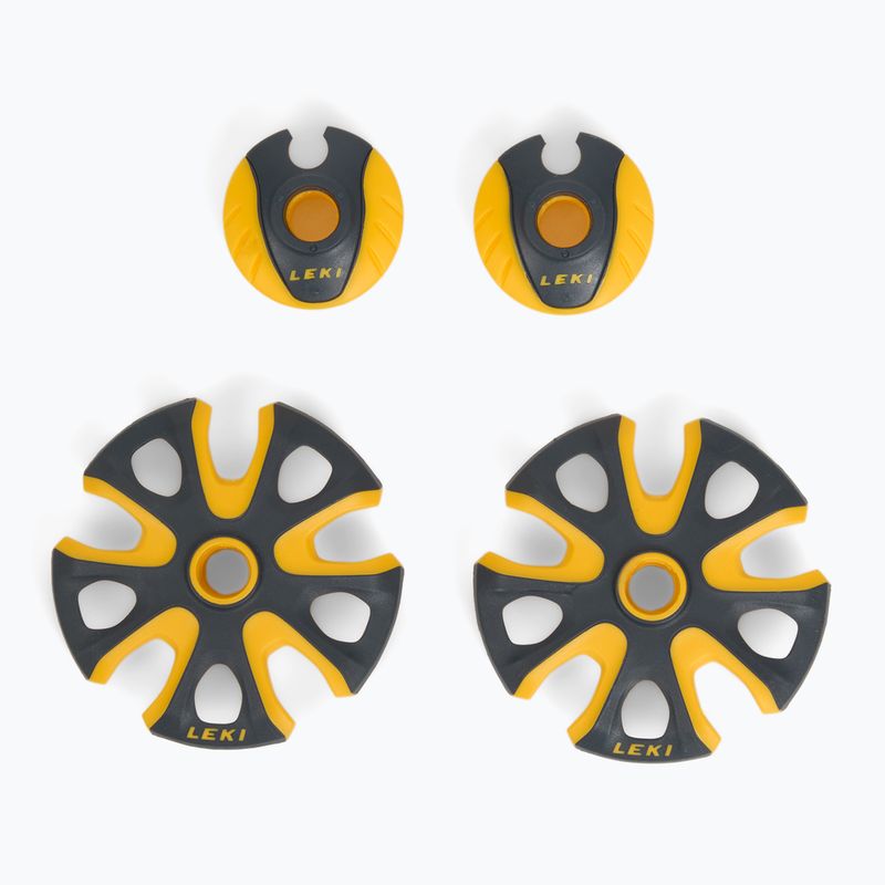 Kije narciarskie LEKI Spitfire 3D denim blue/ aegean blue/ mustard yellow 6