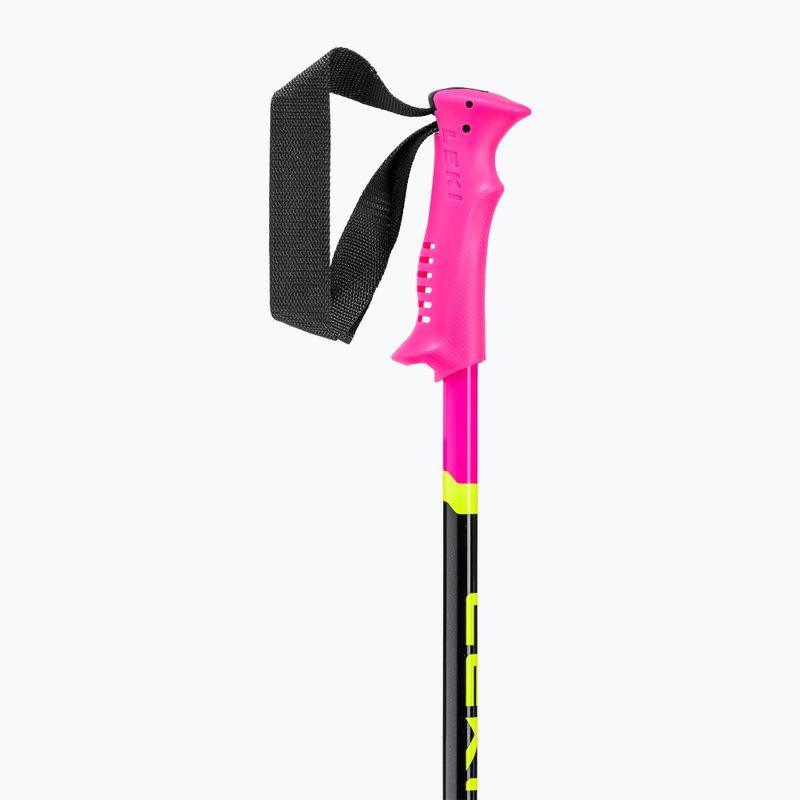 Kije narciarskie dziecięce LEKI Racing neon pink/ black/ neon yellow 3