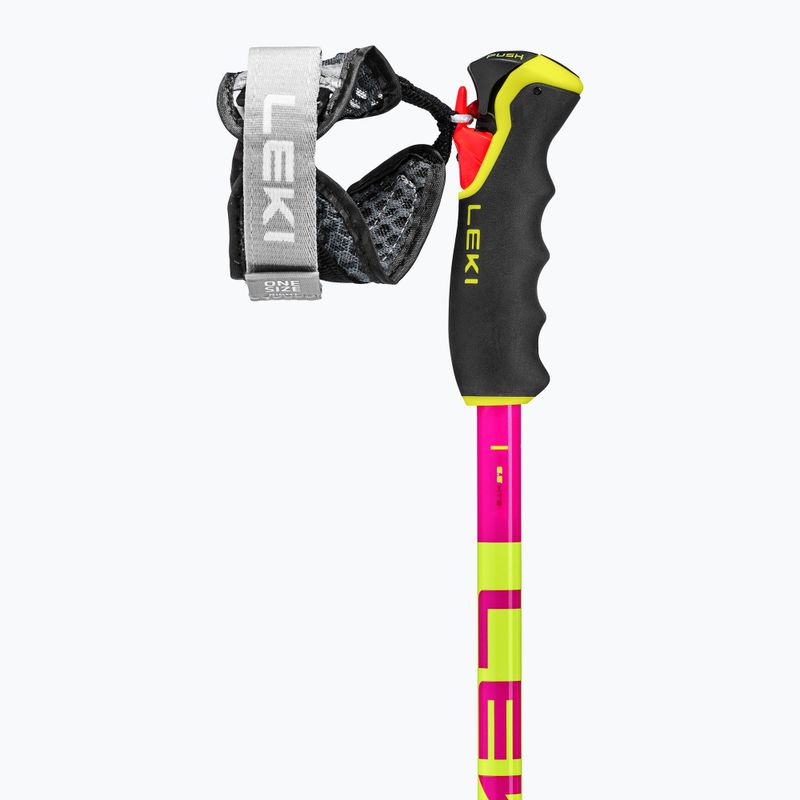 Kije narciarskie LEKI Spitfire 3D neon magenta/neon yellow/berry 4