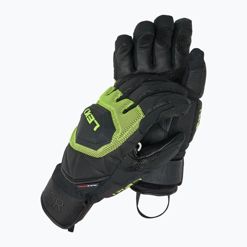 Rękawice narciarskie LEKI WCR Coach 3D black/ice lemon