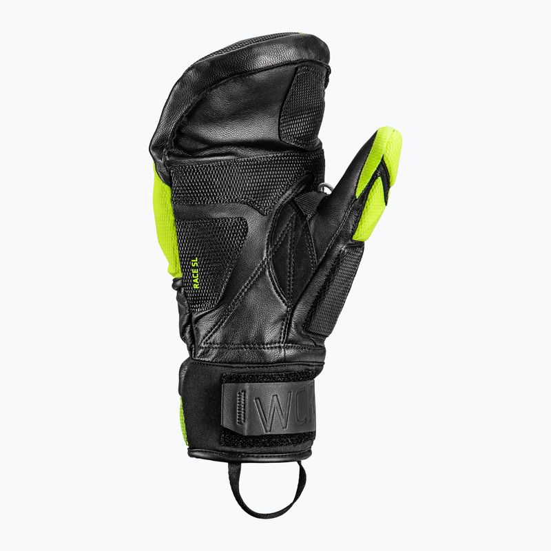 Rękawice narciarskie męskie LEKI WCR Venom SL 3D Mitt black ice/lemon 6