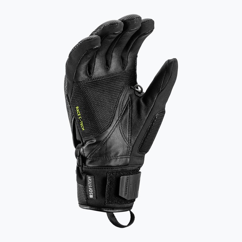 Rękawice narciarskie męskie LEKI WCR C-Tech 3D black ice/lemon 6