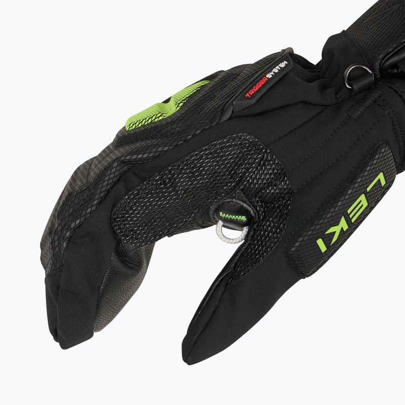 Rękawice narciarskie męskie LEKI WCR C-Tech 3D Mitt black/ ice lemon 4