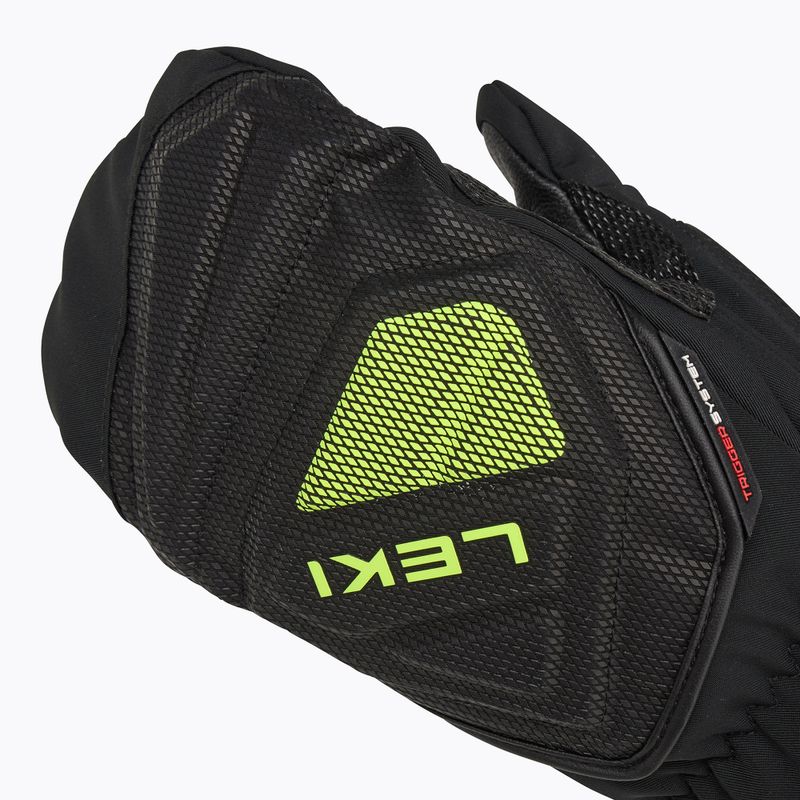 Rękawice narciarskie męskie LEKI WCR C-Tech 3D Mitt black/ ice lemon 5