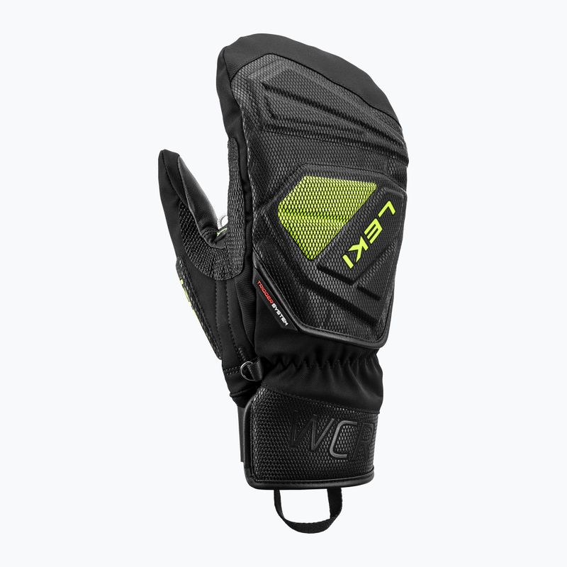 Rękawice narciarskie męskie LEKI WCR C-Tech 3D Mitt black/ ice lemon 7