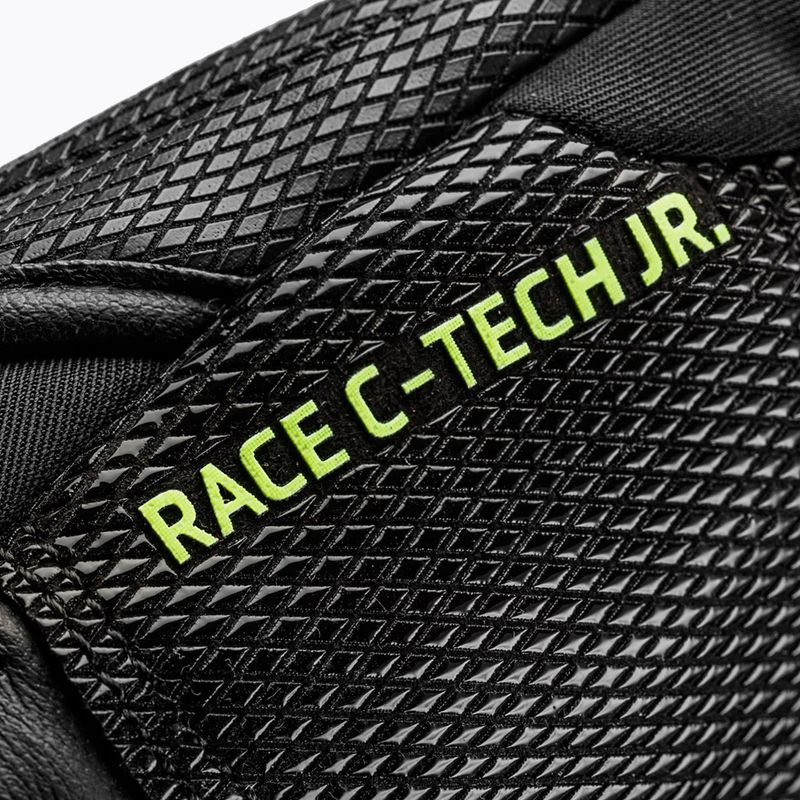 Rękawice narciarskie dziecięce LEKI WCR C-Tech 3D Junior Mitt black/ice lemon 7