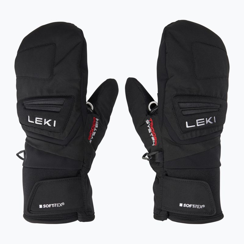 Rękawice narciarskie dziecięce LEKI Griffin 3D Junior Mitt black 2