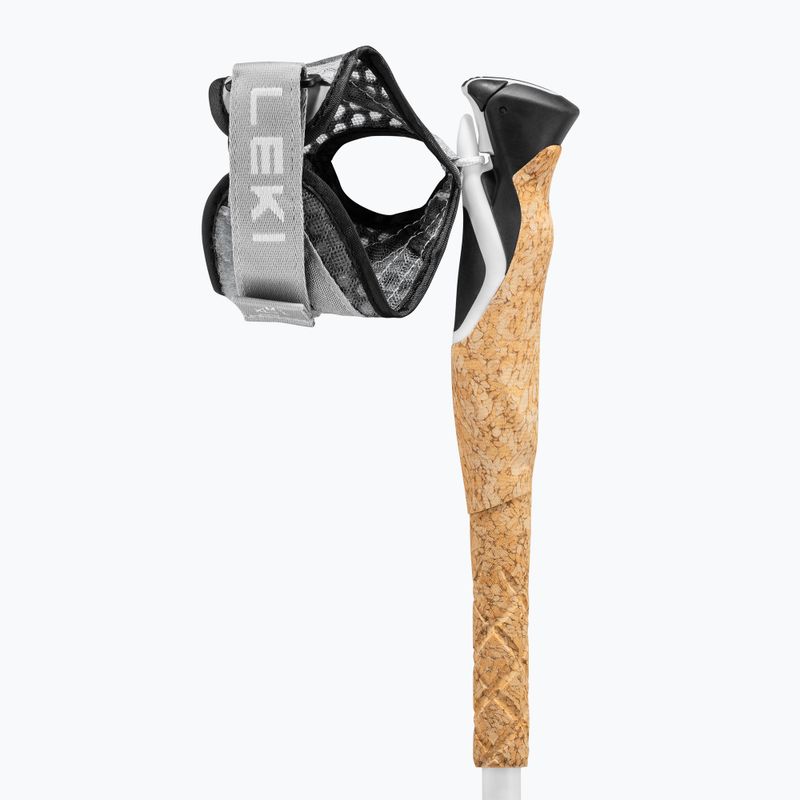 Kije trekkingowe LEKI Cross Trail FX Superlite white/bright red/black 4