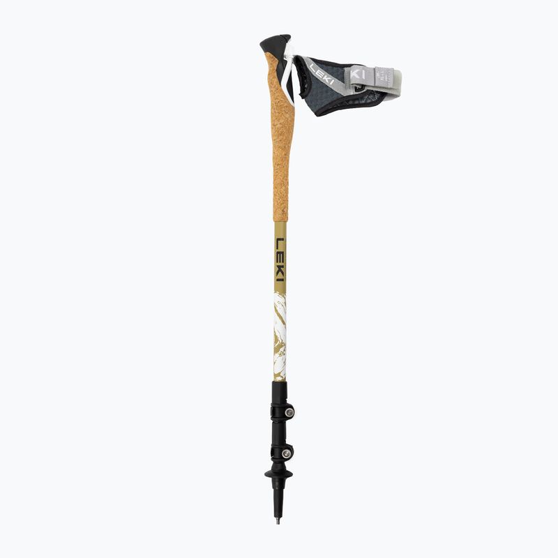 Kije trekkingowe LEKI Cross Trail TA white/goldbrown/black 2