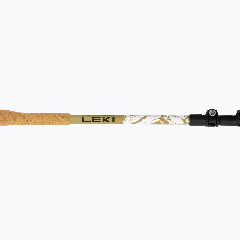 Kije trekkingowe LEKI Cross Trail TA white/goldbrown/black 5