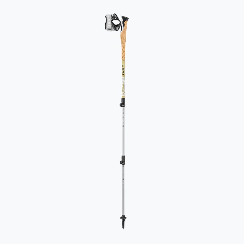 Kije trekkingowe LEKI Cross Trail TA white/goldbrown/black 6