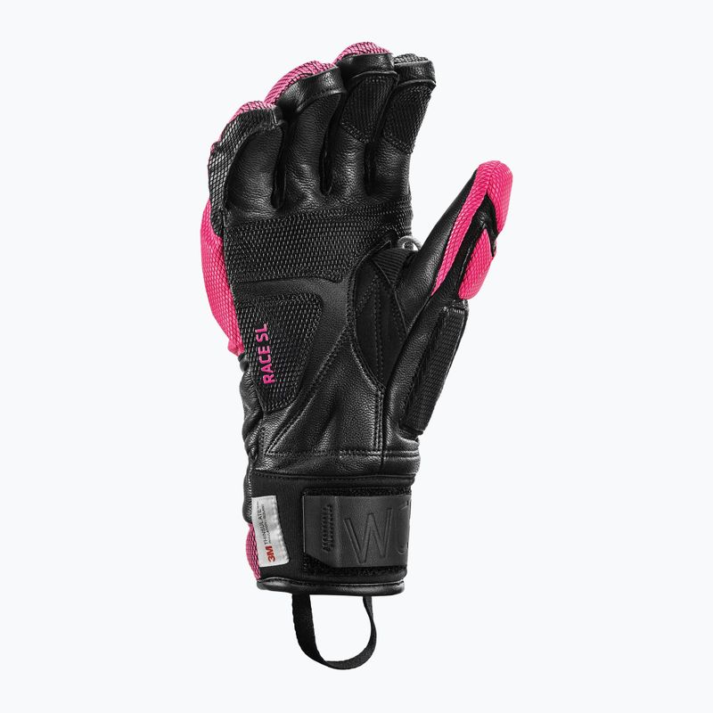 Rękawice narciarskie damskie LEKI WCR Venom SL 3D black/ pink 8