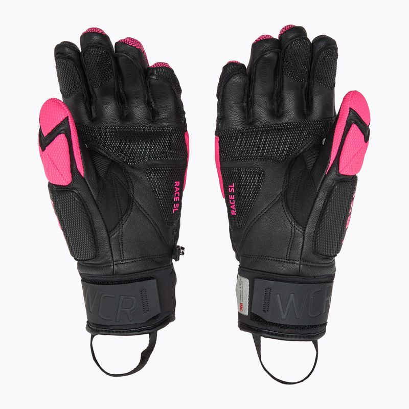 Rękawice narciarskie damskie LEKI WCR Venom SL 3D black/ pink 2
