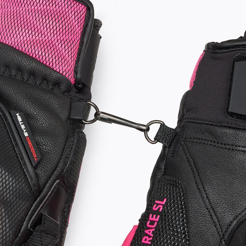 Rękawice narciarskie damskie LEKI WCR Venom SL 3D black/ pink 6