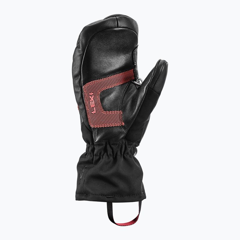 Rękawice narciarskie damskie LEKI Griffin Base 3D Mitt black/rose 2