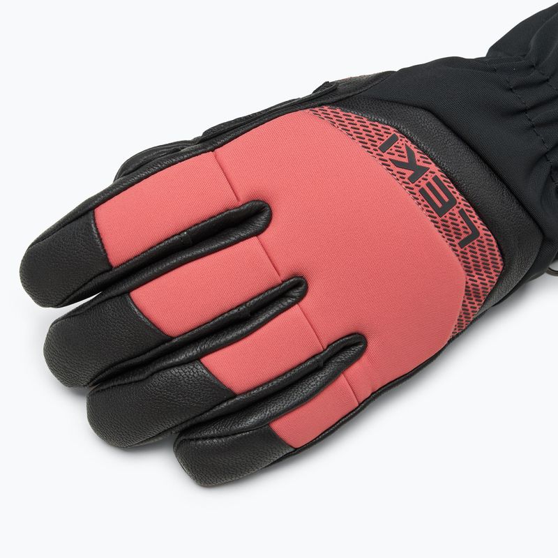 Rękawice narciarskie damskie LEKI Griffin Base 3D black/rose 4