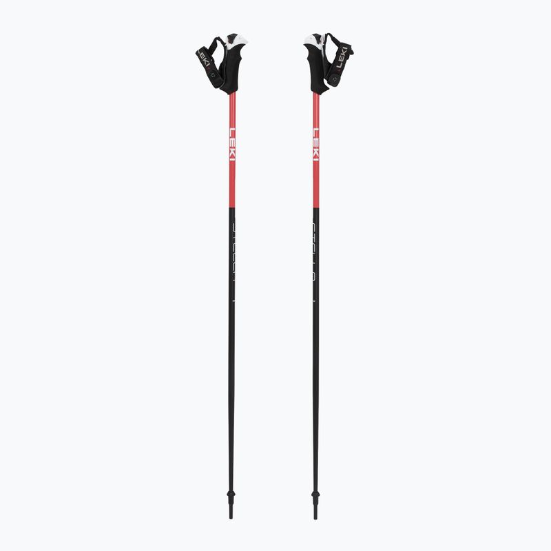Kije narciarskie damskie LEKI Stella S black/ light rose/ white