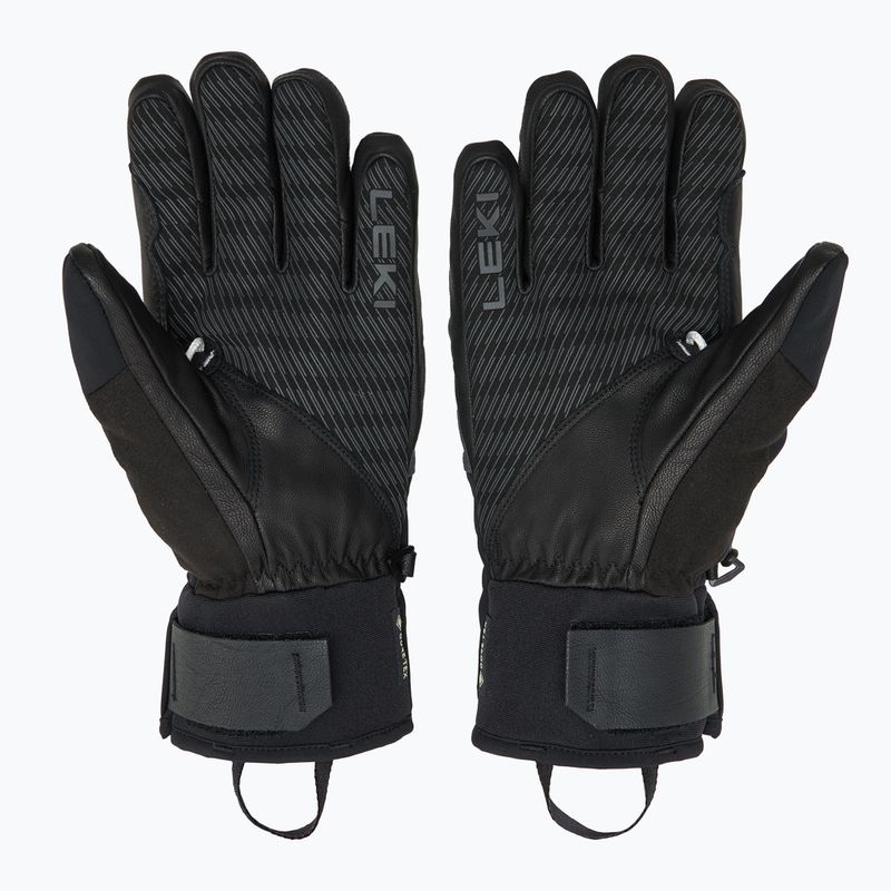 Rękawice narciarskie męskie LEKI Pegas 3D GTX black/ graphite 2