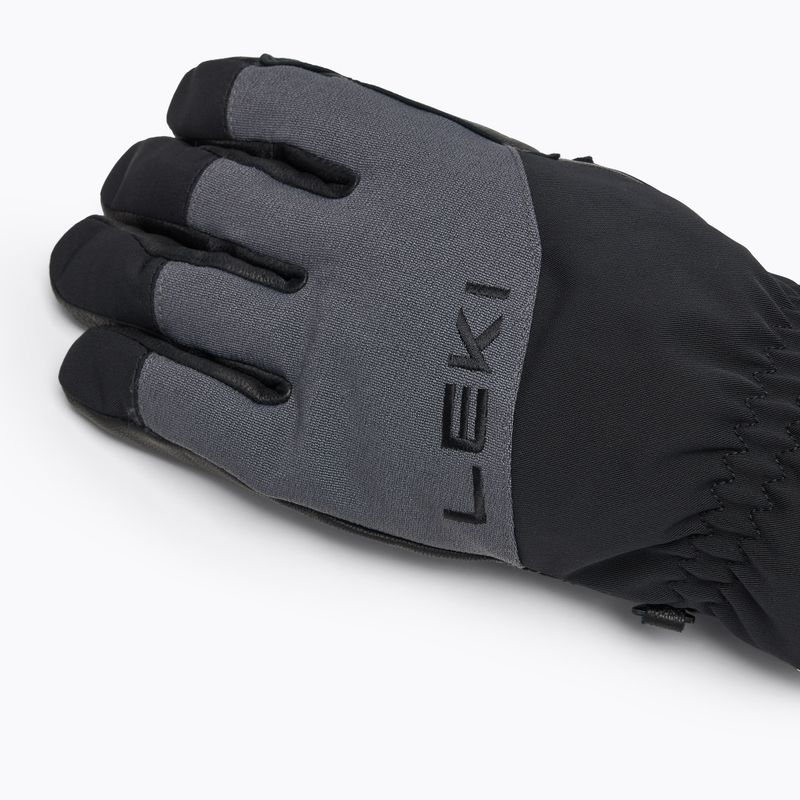 Rękawice narciarskie męskie LEKI Pegas 3D GTX black/ graphite 4