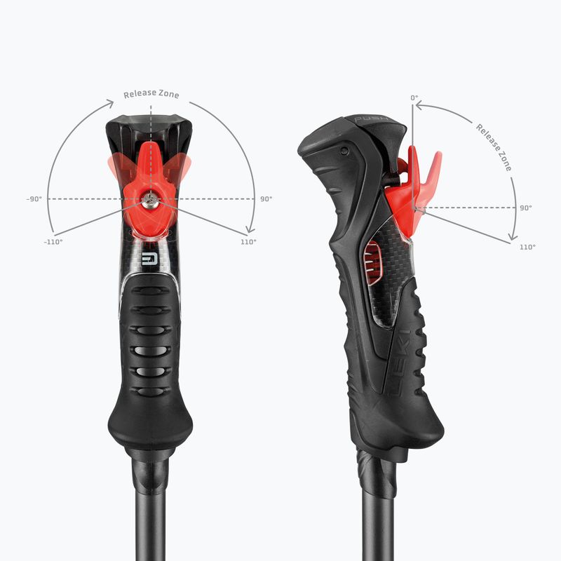 Kije narciarskie LEKI Airfoil 3D black/dark anthracite 6