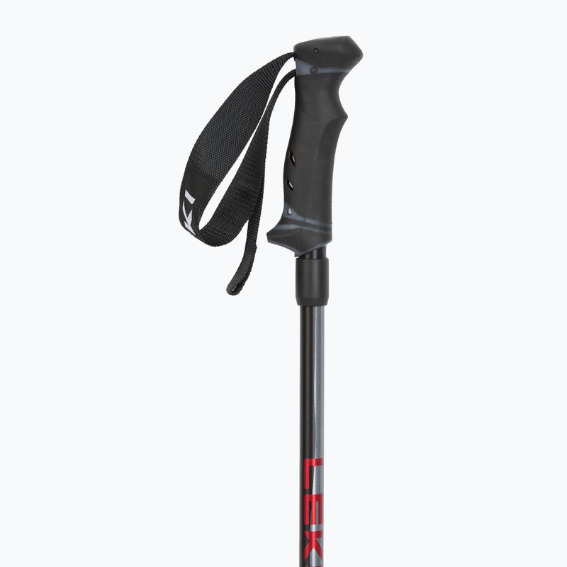Kije narciarskie LEKI Hot Shot anodized black/eloxal gray/eloxal red 2