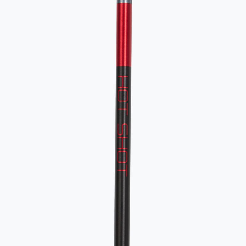 Kije narciarskie LEKI Hot Shot anodized black/eloxal gray/eloxal red 4