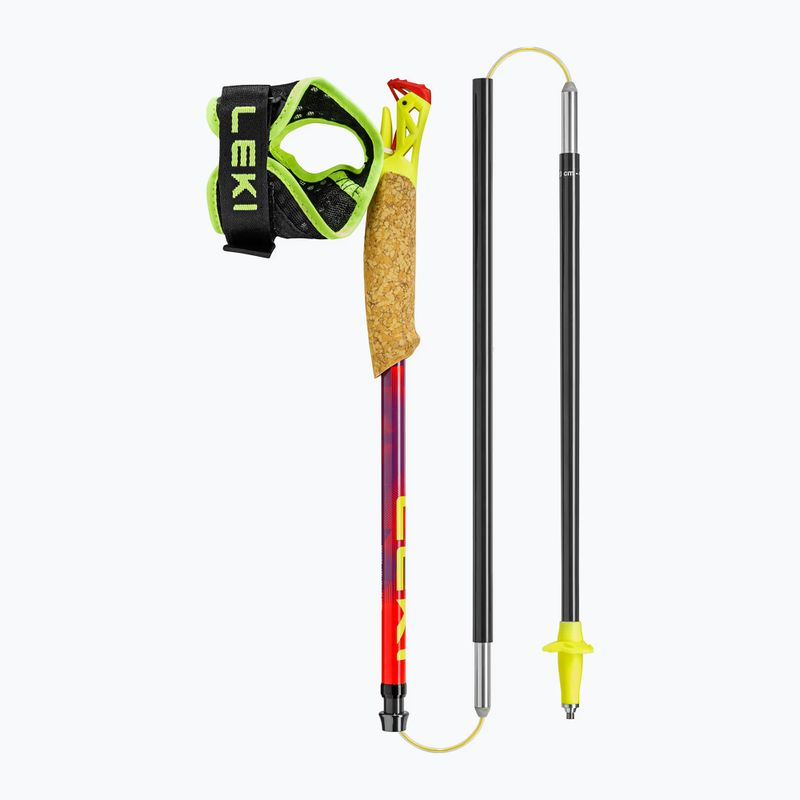 Kije do biegania LEKI Ultatrail FX.One SL czerwony/fiolet 3