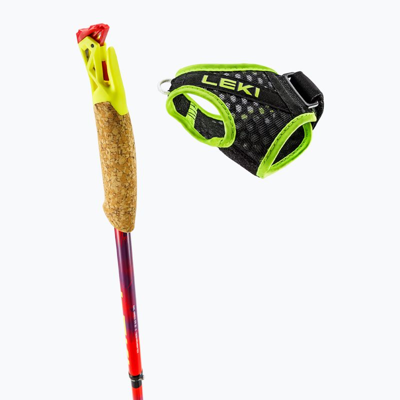 Kije do biegania LEKI Ultatrail FX.One SL czerwony/fiolet 5