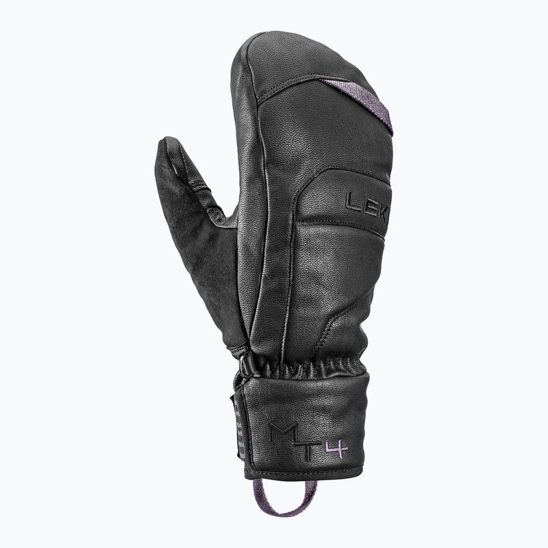 Rękawice narciarskie damskie LEKI Montera Prime Women Mitt black/blackberry gray 2