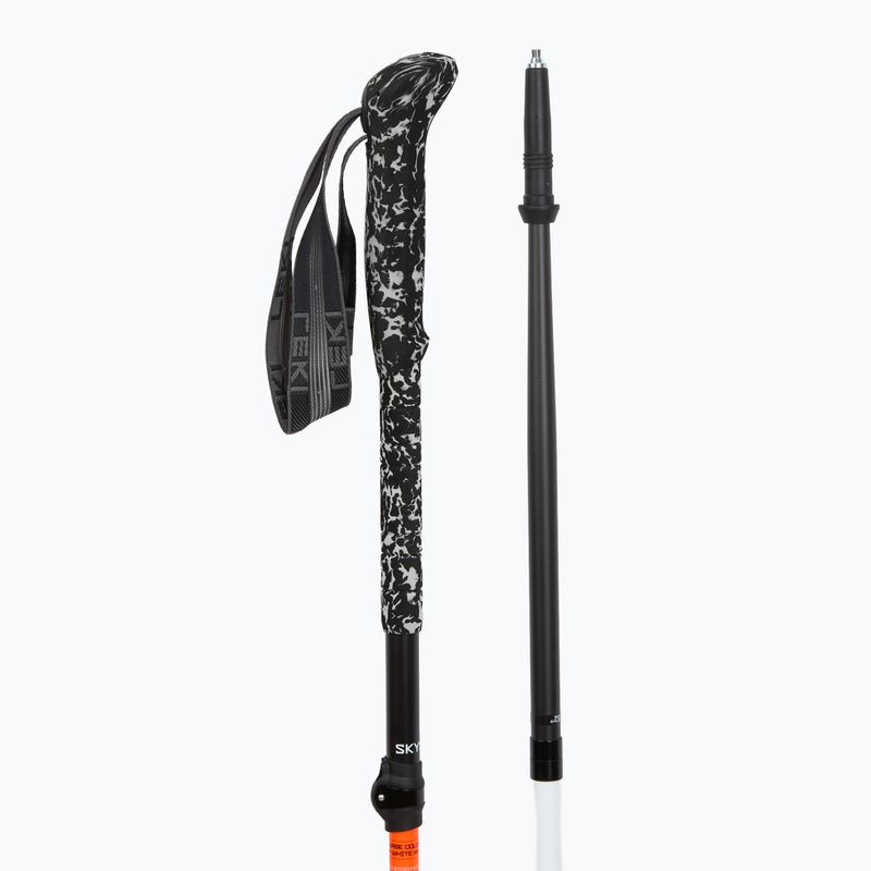 Kije trekkingowe LEKI Skysolo FX.One Carbon neonorange/white/black 3