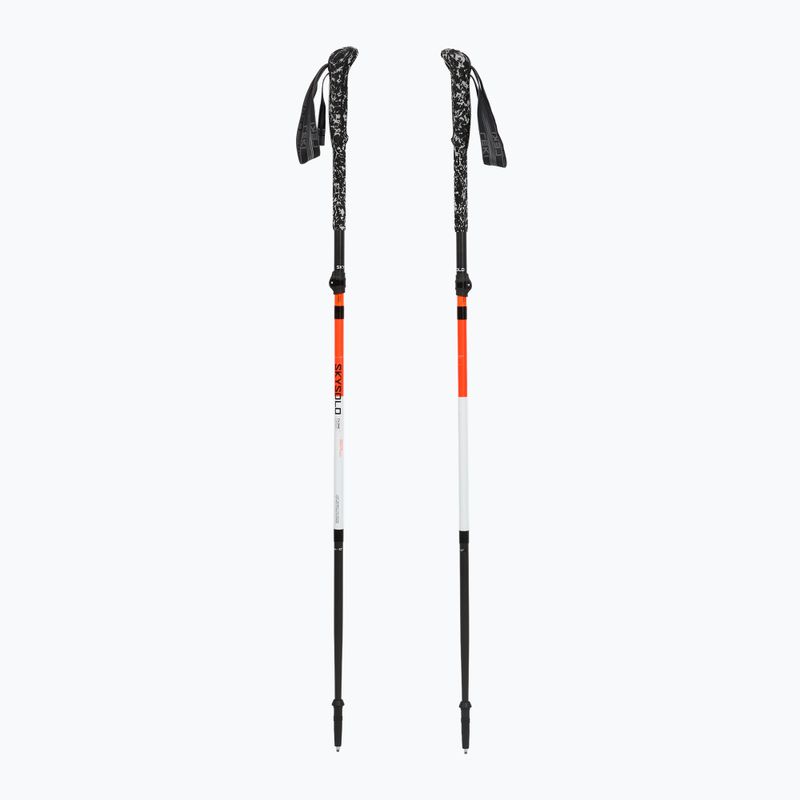 Kije trekkingowe LEKI Skysolo FX.One Carbon neonorange/white/black 5