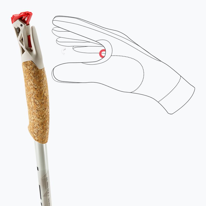 Kije do biegania LEKI Ultatrail FX.One szary 7