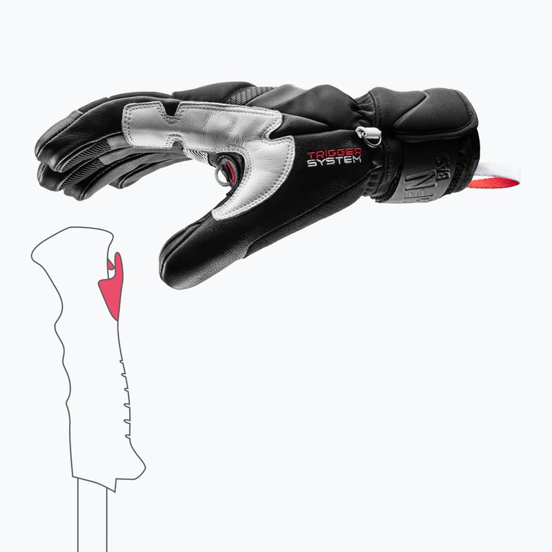 Rękawice narciarskie męskie LEKI Griffin Base 3D black 5