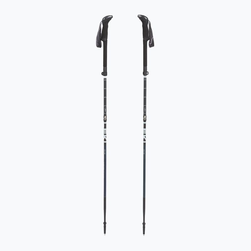 Kije trekkingowe LEKI Makalu FX TA black stone blue/dark white
