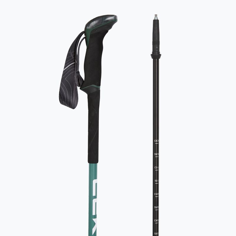 Kije trekkingowe LEKI Makalu Lite malachite green/dark malachite green/white 3