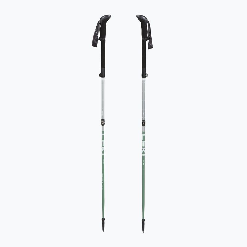Kije trekkingowe LEKI Makalu FX TA silver/greygreen/white