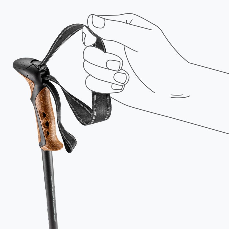 Kije trekkingowe LEKI Khumbu AS black/dark sea green 6