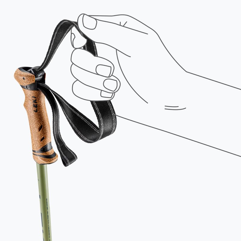 Kije trekkingowe LEKI Legacy Lite denim blue/dark olive 6