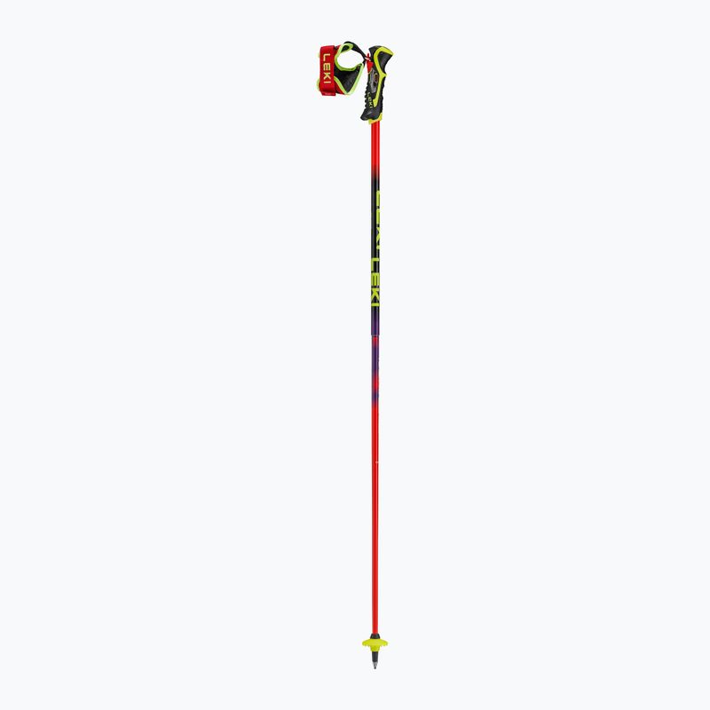 Kije narciarskie LEKI Venom SL TR bright red/black/neon yellow 2