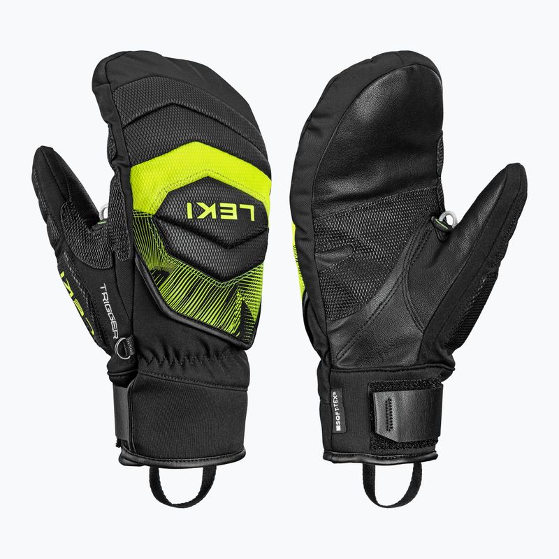 Rękawice narciarskie LEKI WCR Core TR Mitt black/neon yellow