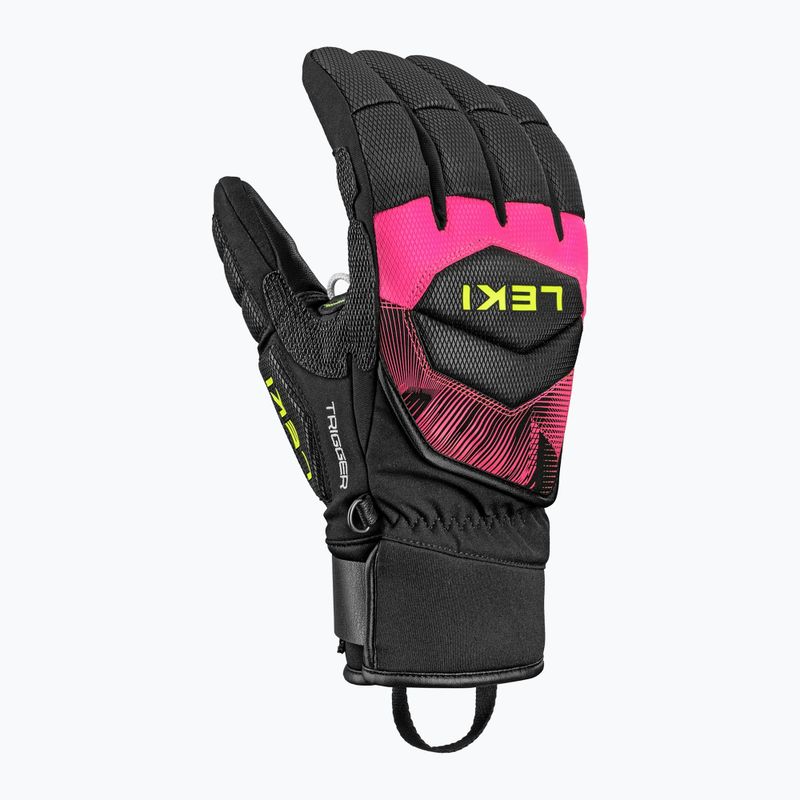 Rękawice narciarskie LEKI WCR Core TR black/neon pink/neon yellow 2