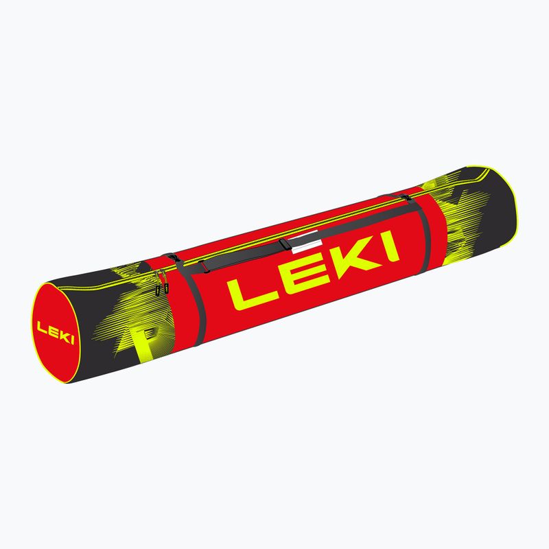 Pokrowiec na narty LEKI Alpine Ski black/neon yellow/bright red