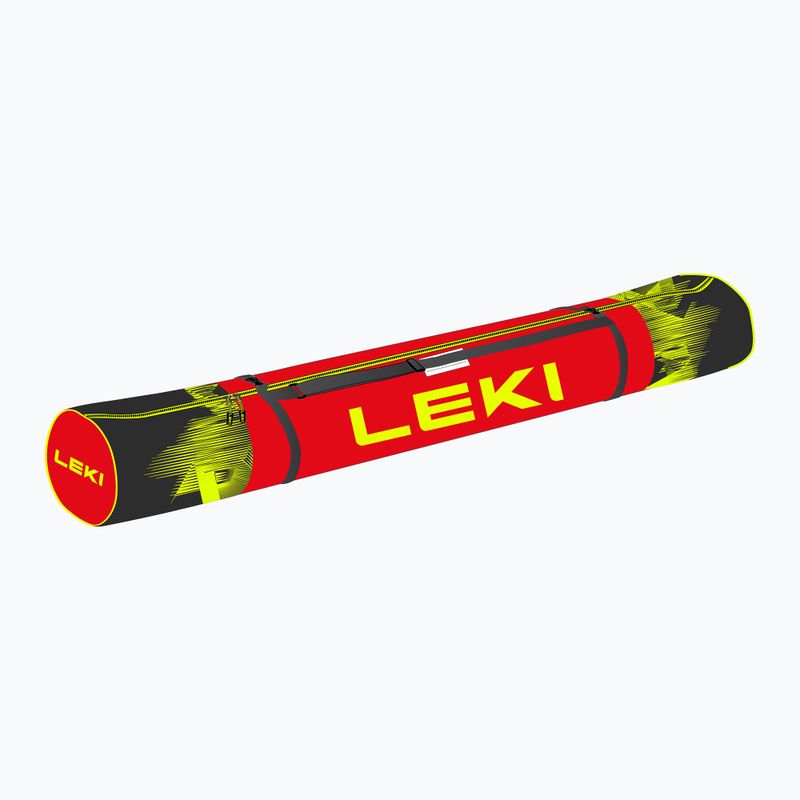 Pokrowiec na narty LEKI Cross Country Ski black/neon yellow/bright red