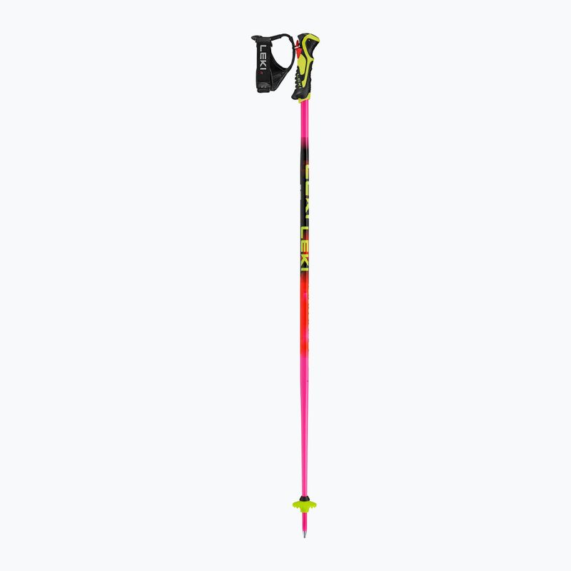 Kije narciarskie dziecięce LEKI WCR Evo Lite SL TR neon pink/black/neon yellow 2