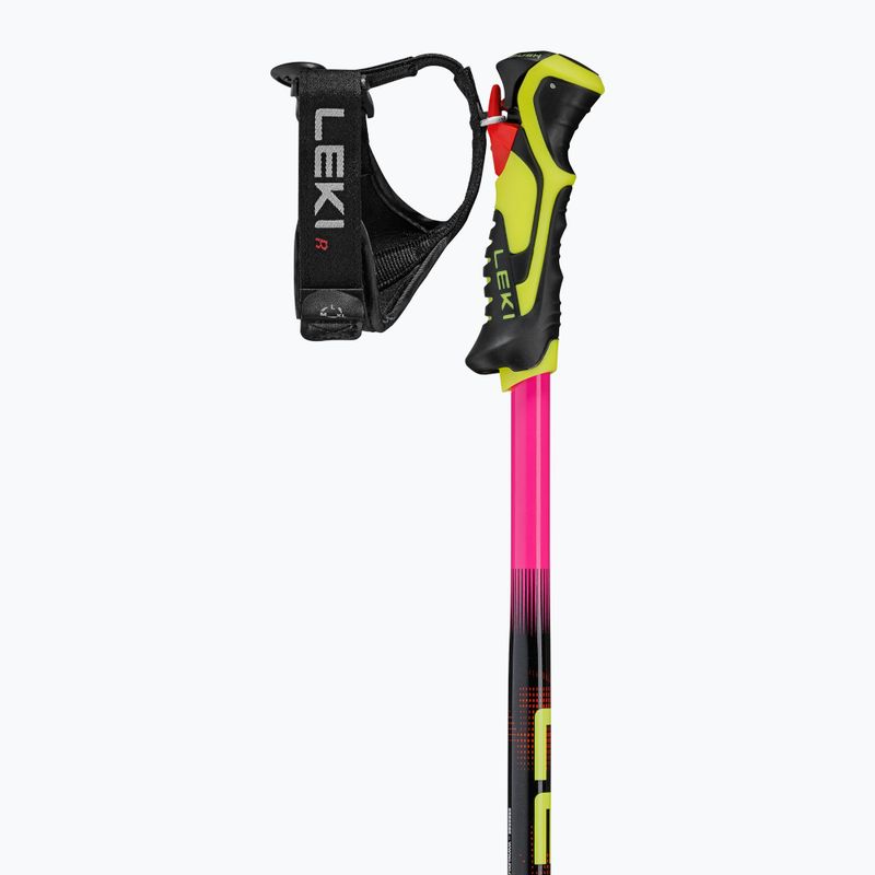 Kije narciarskie dziecięce LEKI WCR Evo Lite SL TR neon pink/black/neon yellow 3