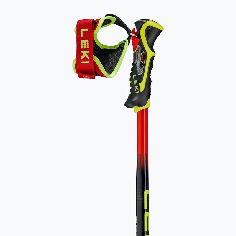 Kije narciarskie LEKI WCR Pro SL TR bright red/black/neon yellow 3