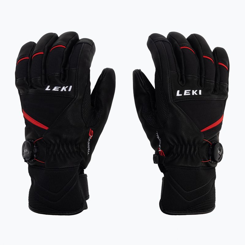 Rękawice narciarskie męskie LEKI Griffin Tune S Boa black/red 3
